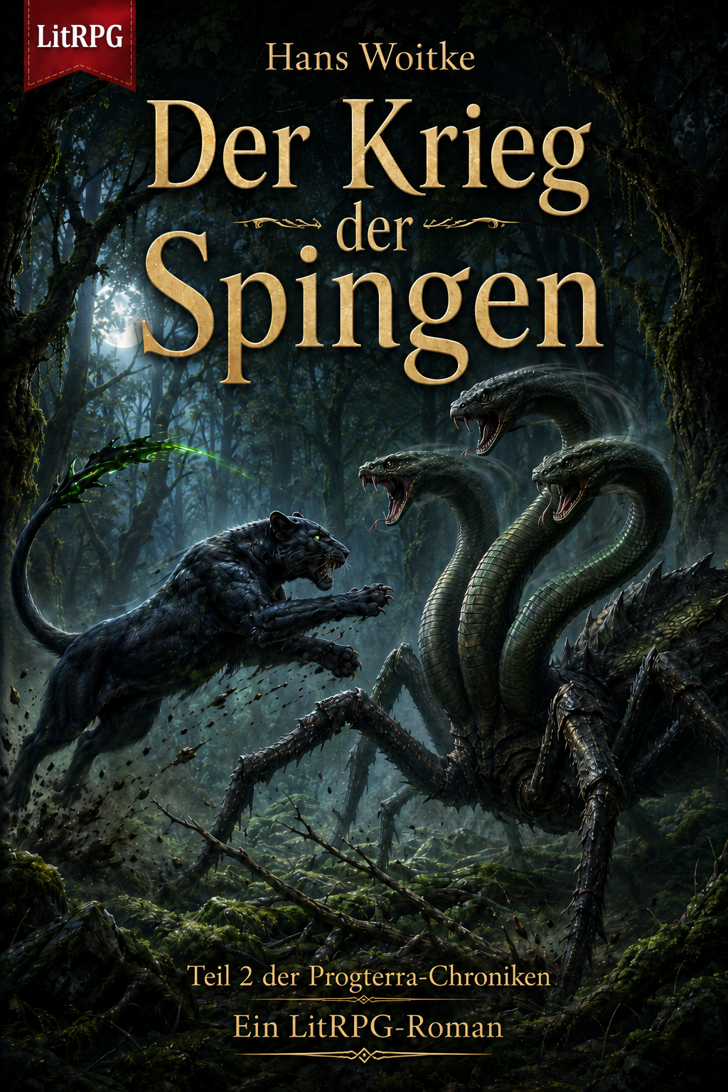 Vorläufiges Titelmotiv zu Krieg der Spingen